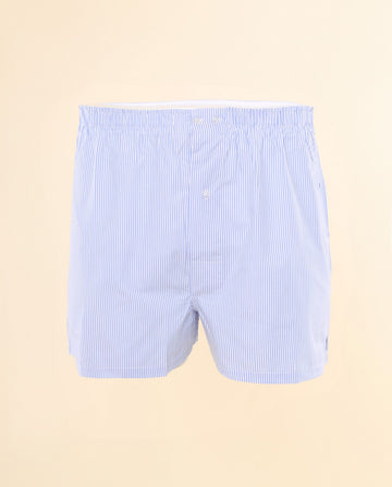 Boxer 100% Algodão em Azul Claro